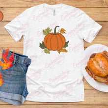 Thanksgiving Pumpkin Fall Embroidery Design