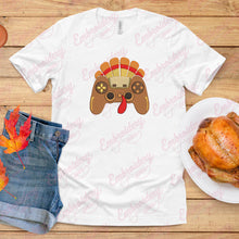 Thanksgiving Turkey Game Controller Embroidery Design