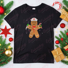 Gingerbread Nurse Christmas Embroidery Design