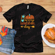 Happy Thanksgiving Saying Embroidery Design