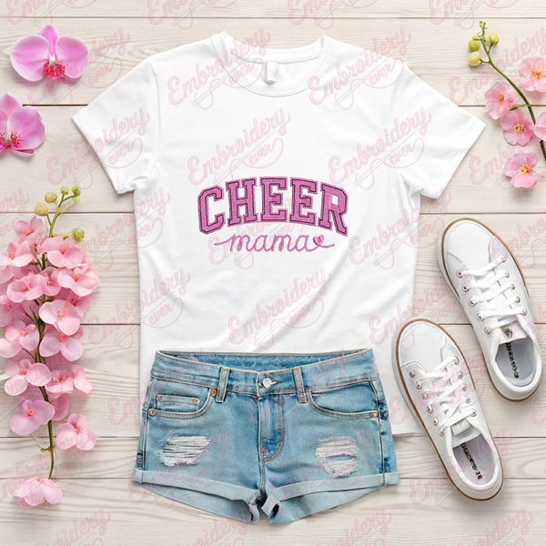 Cute Cheer Mama Machine Embroidery Design
