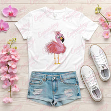 Flamingo Embroidery Design