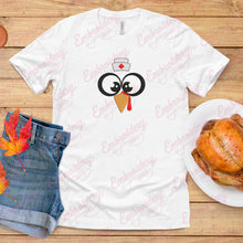 Nurse Turkey Thanksgiving Embroidery Design