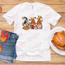Fall Gnomes Thanksgiving Embroidery Design