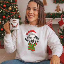 Christmas Dalmatian Embroidery Design