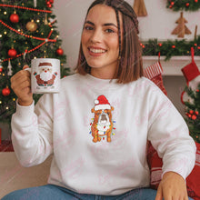 English Bulldog Christmas Embroidery Design