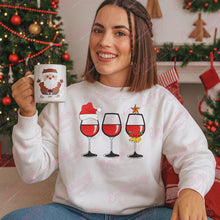 Christmas Wine Glasses Embroidery Design