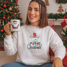 Merry Christmas Snowman Embroidery Design