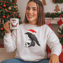 Christmas Raven Santa Embroidery Design