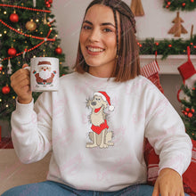 Christmas Happy Dog Embroidery Design