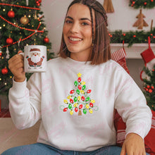 Christmas Tree Lights Embroidery Design