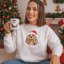 Cocker Spaniel Christmas Embroidery Design