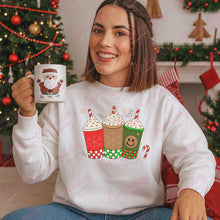 Christmas Coffee Cups Embroidery Design