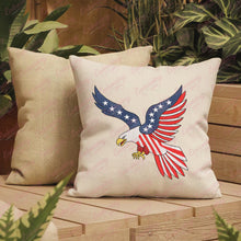 4th Of July Patriotic Bald Eagle Flag Embroidery Design