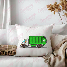 Garbage Truck Machine Embroidery Design
