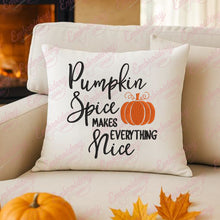 Pumpkin Spice Makes Everything Nice Thanksgiving Embroidery Design