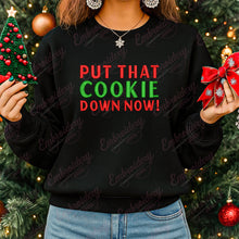 Put That Cookie Down Now Christmas Embroidery Design
