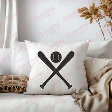 Baseball Bat Embroidery Design