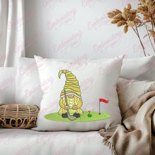 Golf Girl Gnome Embroidery Design