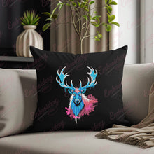 Colorful Deer Head Embroidery Design