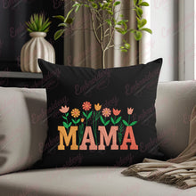 Flower Mama Typography Embroidery Design