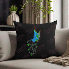 Butterfly & Flowers Embroidery Design