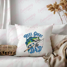 Reel Fishing Dad Embroidery Design