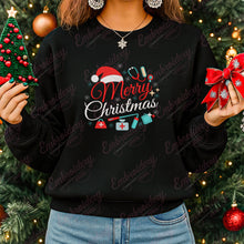 Merry Christmas Nurse Embroidery Design