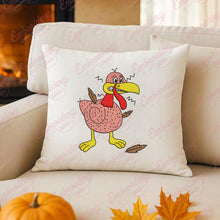 Funny Thanksgiving Turkey Embroidery Design