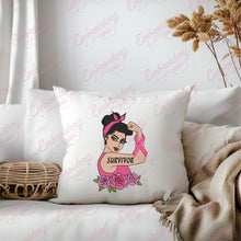 Breast Cancer Survivor Strong Embroidery Design