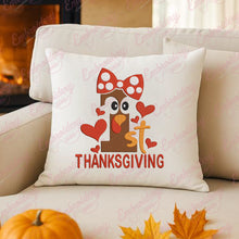 My 1st Girl Thanksgiving Embroidery Design