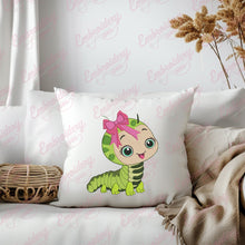Cute Caterpillar Embroidery Design