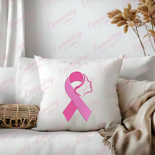 Woman & the Ribbon Breast Cancer Awareness Embroidery Design