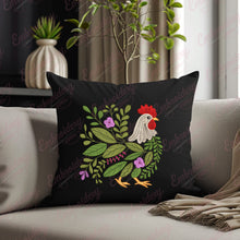 Floral Chicken Machine Embroidery Design