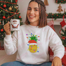 Christmas Pineapple Embroidery Design
