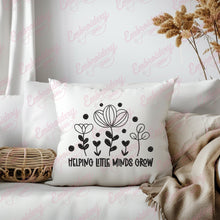 Helping Little Minds Grow Embroidery Design