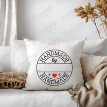 Handmade Split Name Frame Embroidery Design