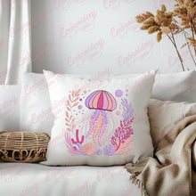 Tropical Jellyfish Machine Embroidery Design