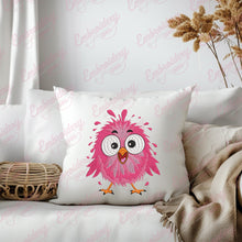 Cute Pink Bird Embroidery Design