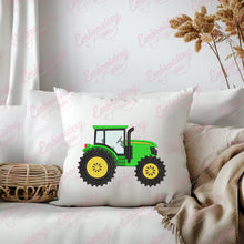 Green Fram Tractor Embroidery Design