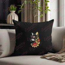 Flower Cat Embroidery Pattern