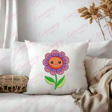 Happy Flower Embroidery Design
