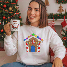 Christmas Gingerbread House Embroidery Design