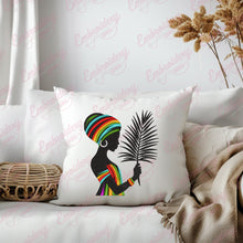 Balck African Women Embroidery Design