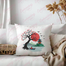 Japanese Serenity Embroidery Design