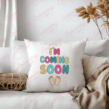 Baby Coming Soon Embroidery Design