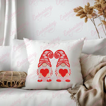 Two Valentine's Day Gnomes Embroidery Design