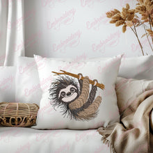 Crazy Sloths Embroidery Design