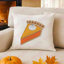 Slice of Pumpkin Pie Thanksgiving Embroidery Design