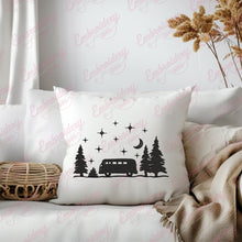 Camper Van Embroidery Design